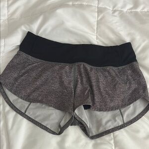 Lulu Lemon women’s Black and Gray Shorts